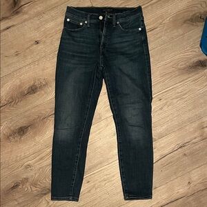 Lucky Brand High Rise Dark Blue Skinny Jeans - Bridgette
